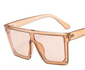 Oversized Square Unisex Fashion Sunglasses - Mubimart
