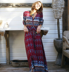 Women Beach Boho Maxi Dress - Mubimart -  