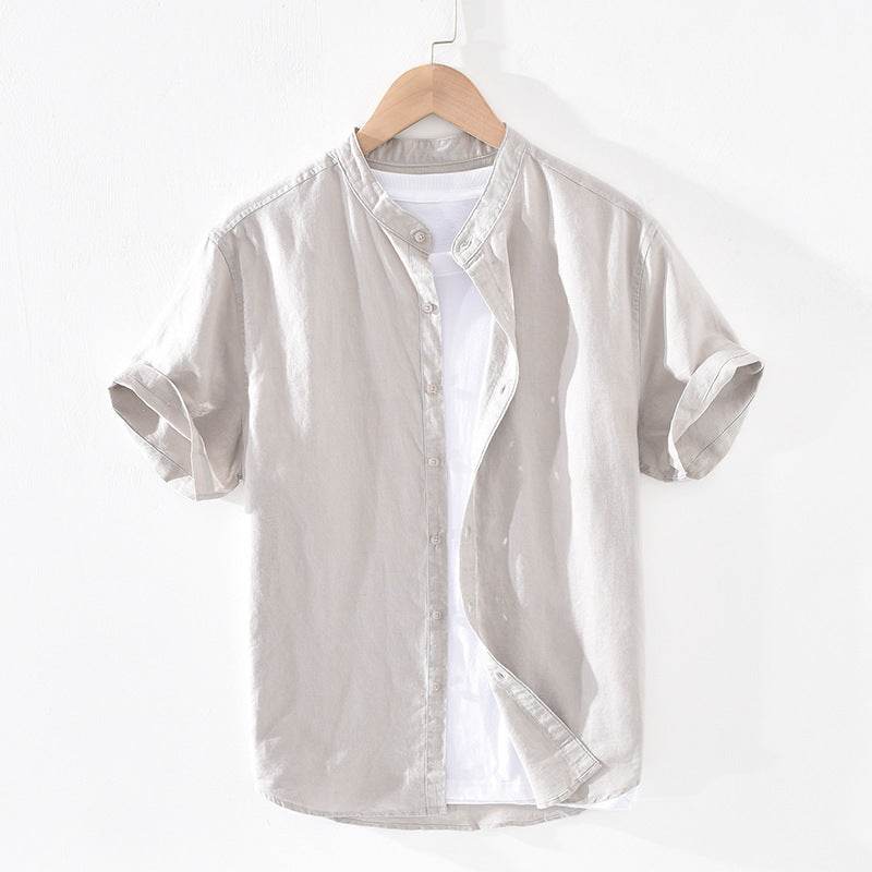 Loose linen shirt - Mubimart