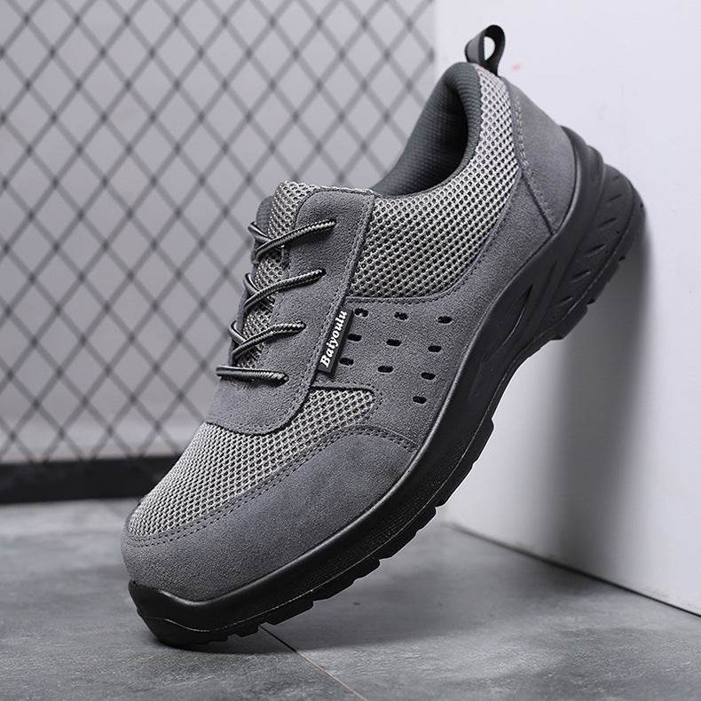 Non-steel Toe Anti-stab Anti-static Safety Shoes - Mubimart