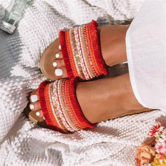 Women's flat sandals - Mubimart