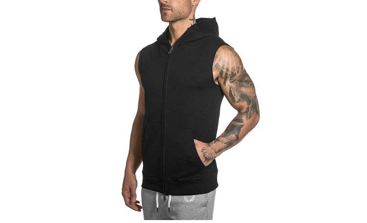 Sleeveless Men's Hoodies - Mubimart