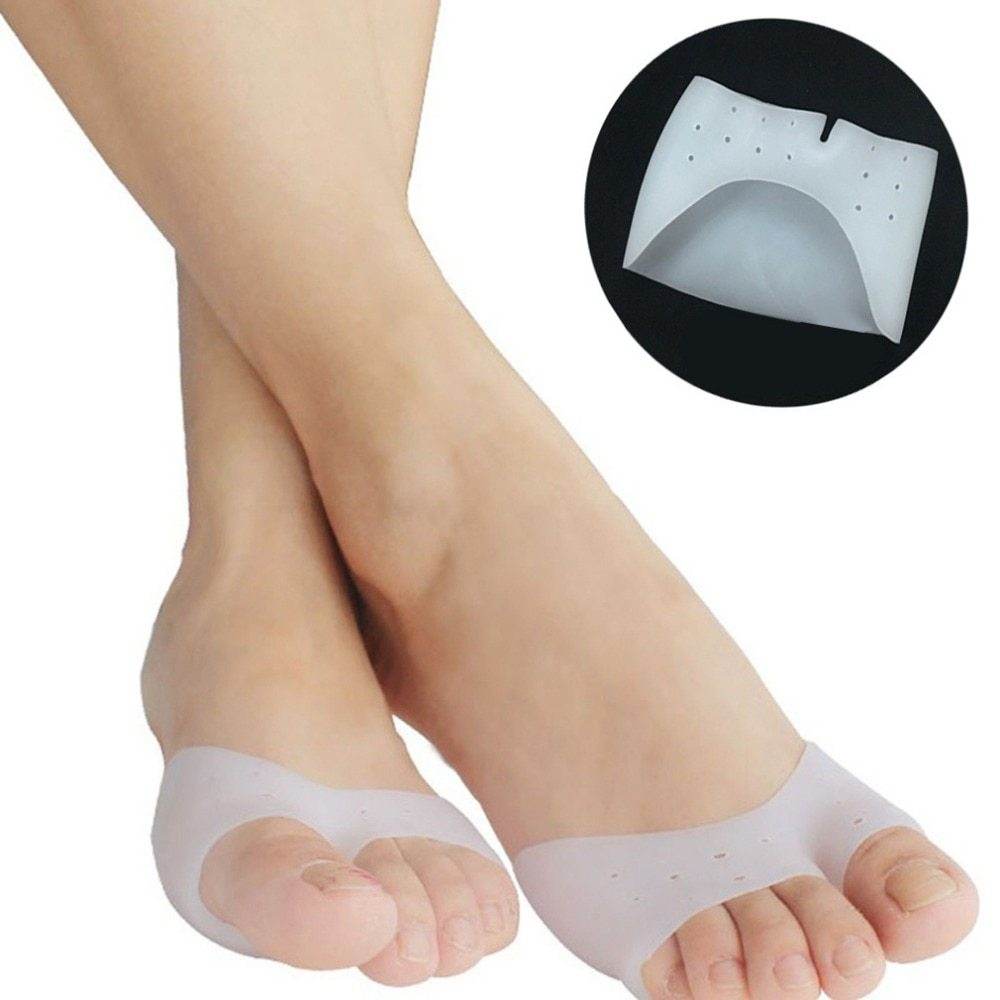 Silicone Gel Toe Separator Feet Care Tools Splint Straightener Corrector Hallux Valgus Massager - Mubimart