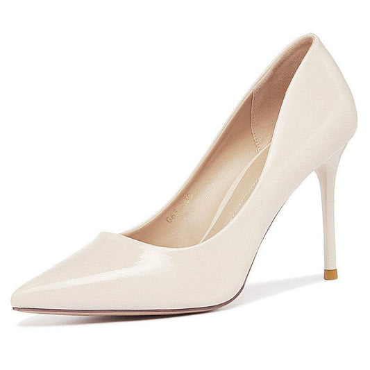 Pointed stiletto high heels - Mubimart