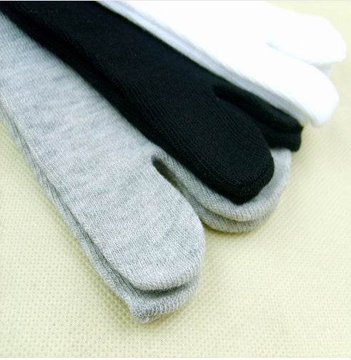 Japanese men's socks, women's socks, two toe socks, toe socks, wooden socks - Mubimart