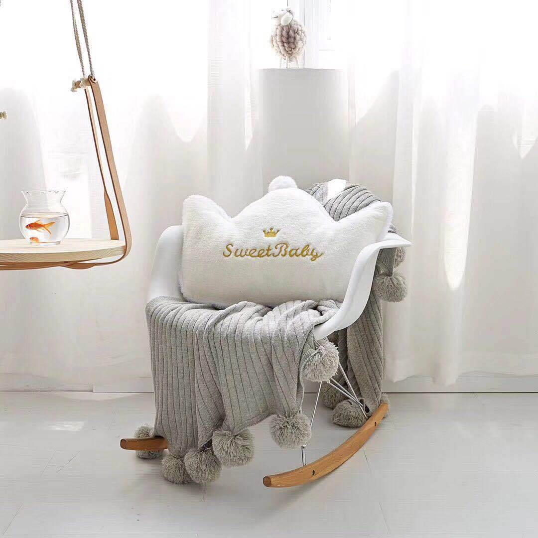 Home crown lumbar pillow cushion - Mubimart