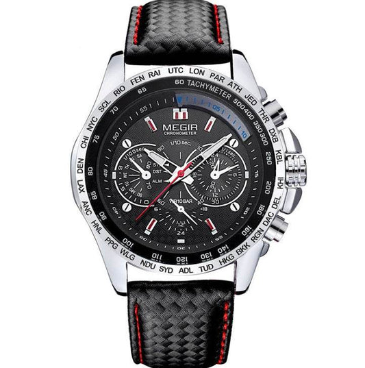 Cheap Wholesale Original 1010 Leather Strap 3ATM Waterproof Quartz Luxury Business Mens Watches - Mubimart