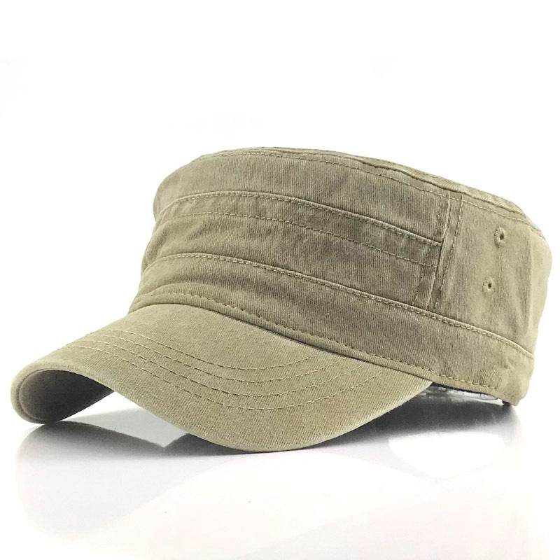 Flat cap male military cap hat - Mubimart