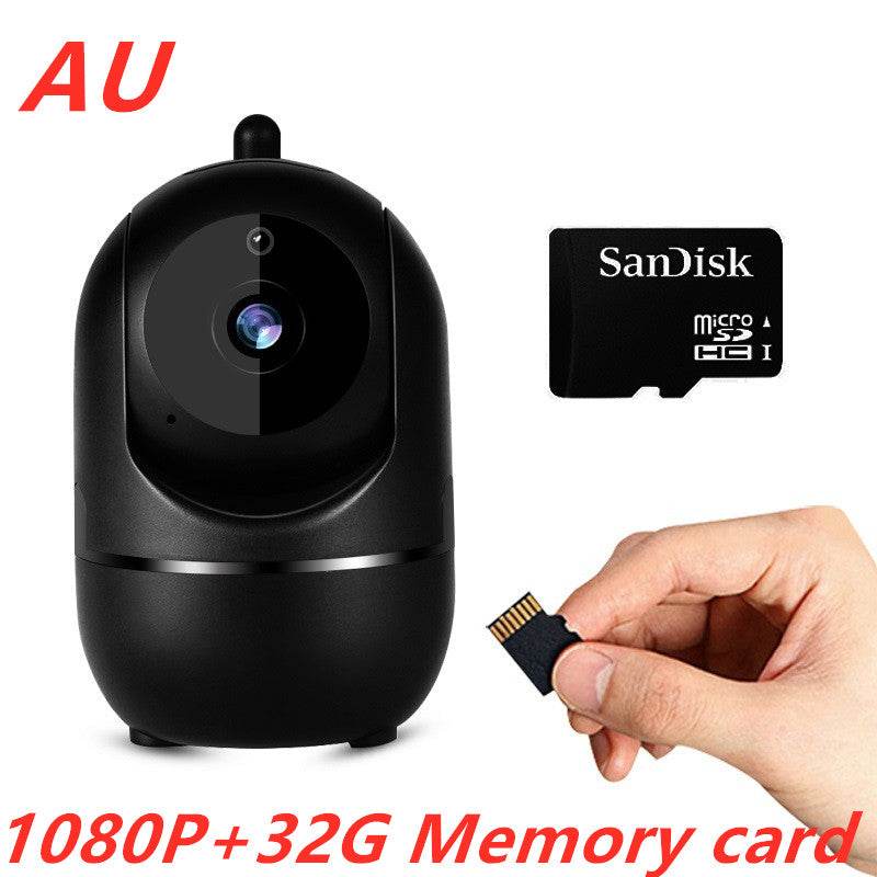 1080P Home Security Surveillance Auto Tracking Camera US Plug - Mubimart