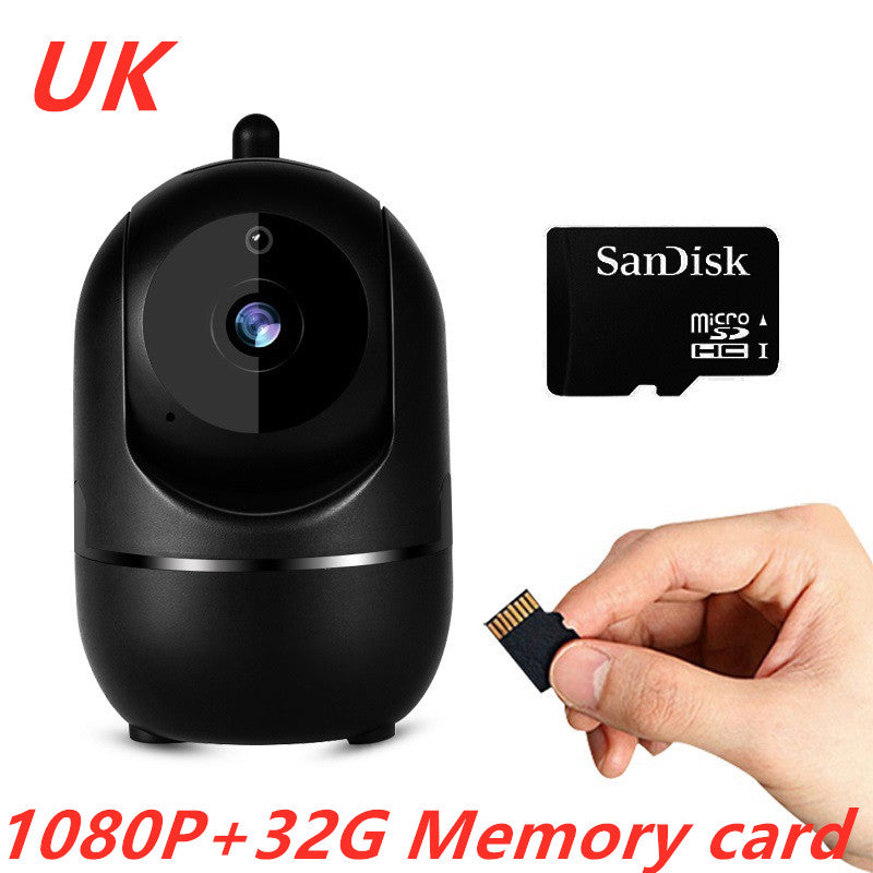 1080P Home Security Surveillance  Auto Tracking Camera US Plug - Mubimart -  