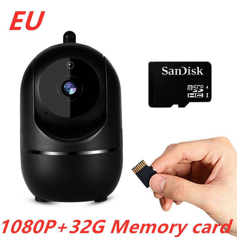 1080P Home Security Surveillance Auto Tracking Camera US Plug - Mubimart