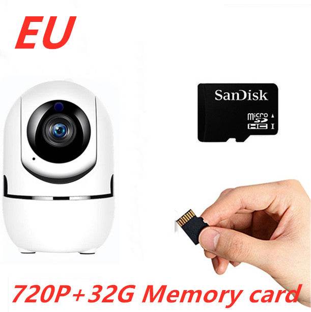 1080P Home Security Surveillance Auto Tracking Camera US Plug - Mubimart
