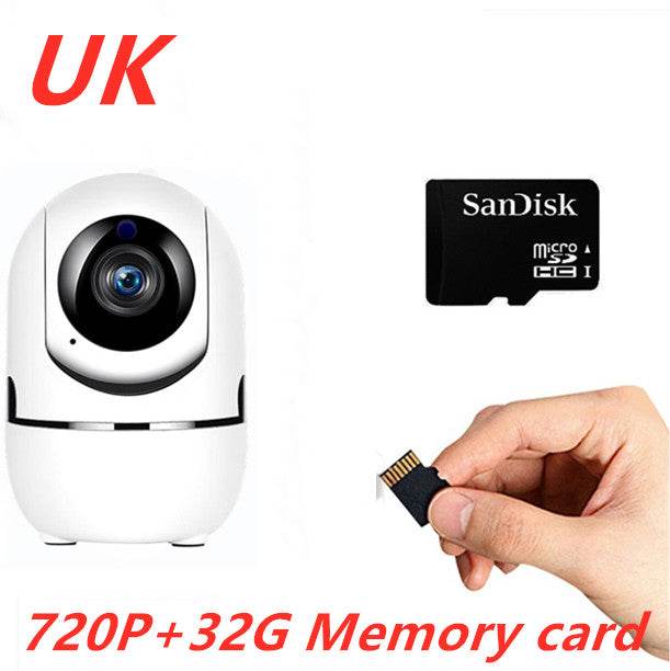 1080P Home Security Surveillance Auto Tracking Camera US Plug - Mubimart