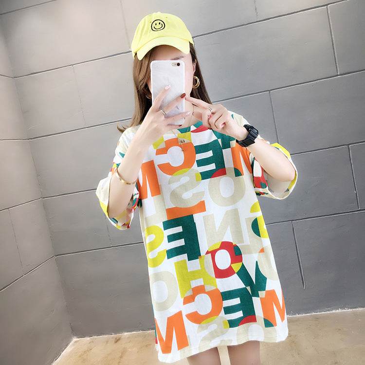 Women's plus size short sleeve t-shirt - Mubimart