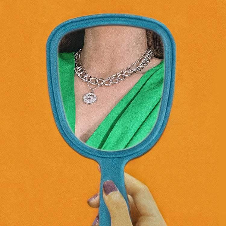 Chain hip hop necklace short clavicle chain women - Mubimart