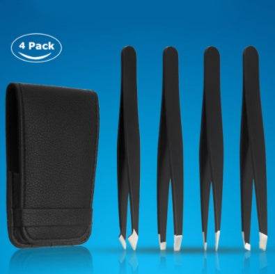 4 pcs eyebrow tweezers - Mubimart