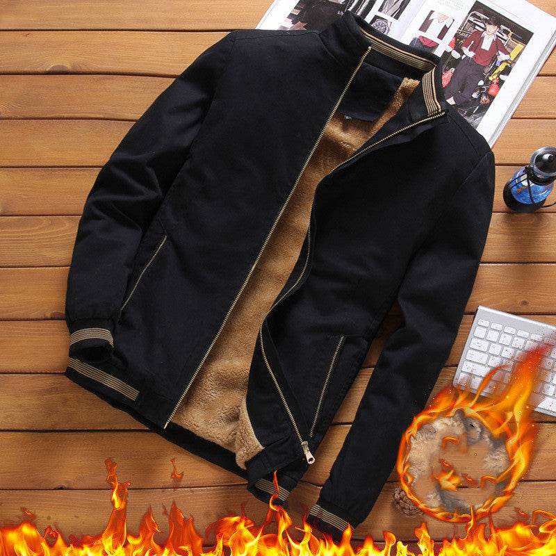 Men's plus fleece jacket - Mubimart