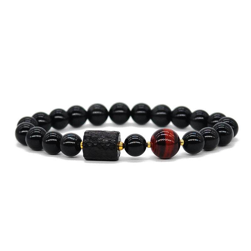 Obsidian bracelet for men - Mubimart