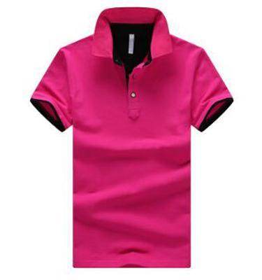 Mens Stand Collar Polo Shirt - Mubimart