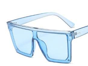 Oversized Square Unisex Fashion Sunglasses - Mubimart