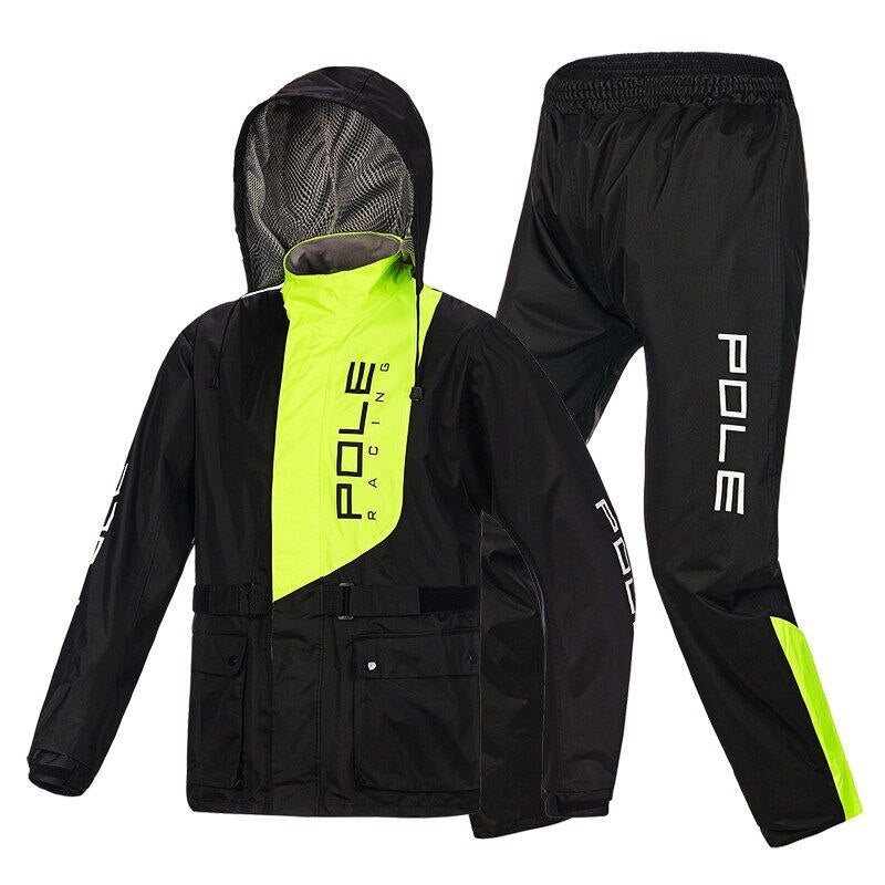 Outdoor adult raincoat set