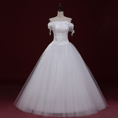 Wedding Dresses Strapless Lace - Mubimart - Bridal Dress 