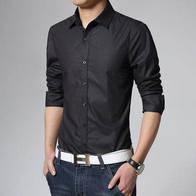 French Dress Shirt Formal Tuxedo Shirts - Mubimart