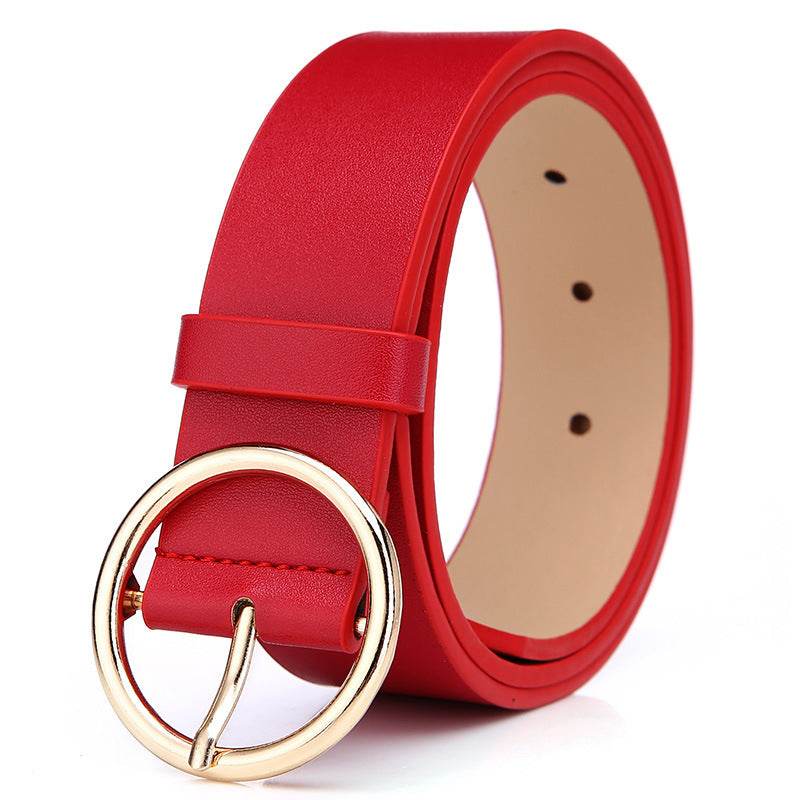 Round belt personalized Korean belt - Mubimart