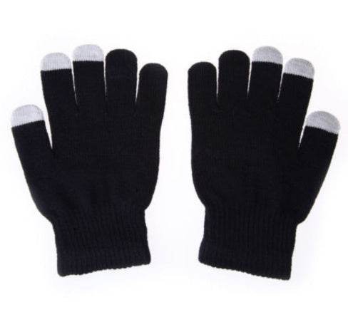 Touch screen gloves warm knit wool touch screen gloves winter touch gloves - Mubimart