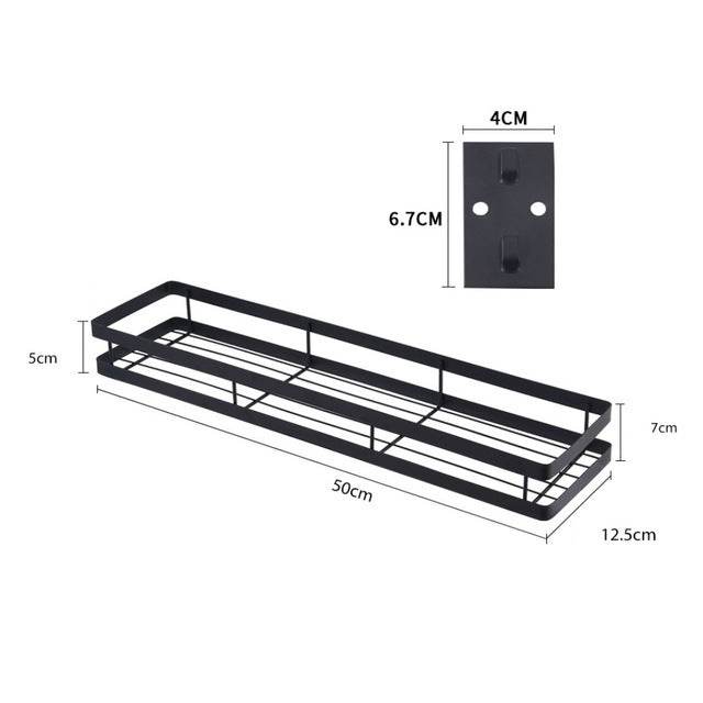 Kitchen Organizer Shelf Wall Holder Wall Storage Shelf - Mubimart
