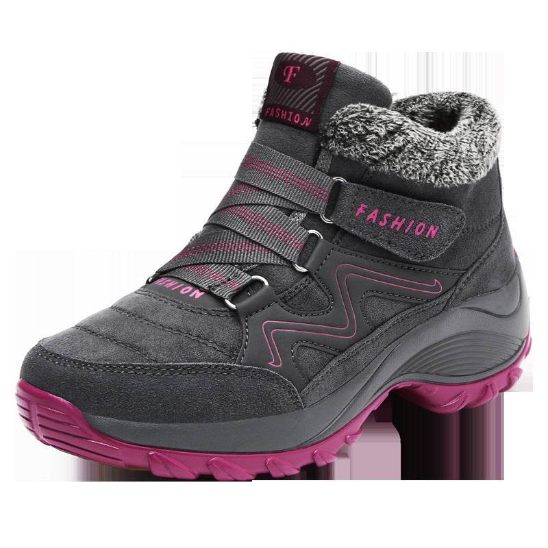 Hiking Shoes For Women Real Leather Non-Slip Outdoor Hiking Boots Trekking Shoes Waterproof Sport Sneakers Camping Sport Shoes - Mubimart