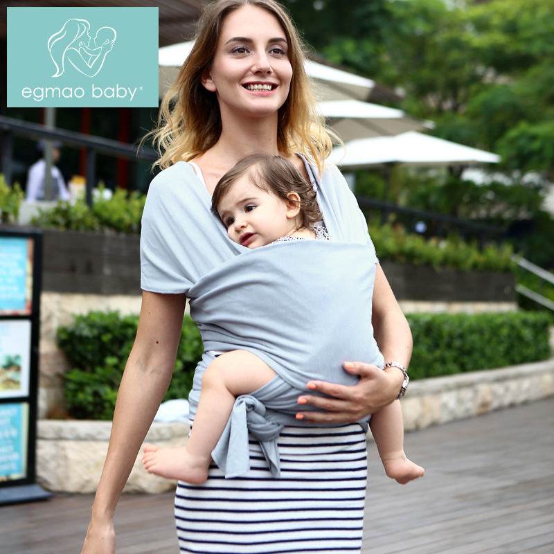 Baby sling solid color baby carrier - Mubimart