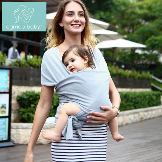 Baby sling solid color baby carrier - Mubimart