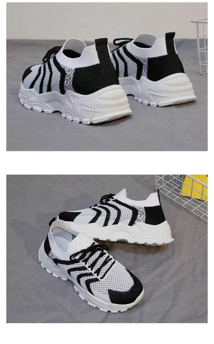 Fashion Women Fly-kit Mesh Sneaker - Mubimart