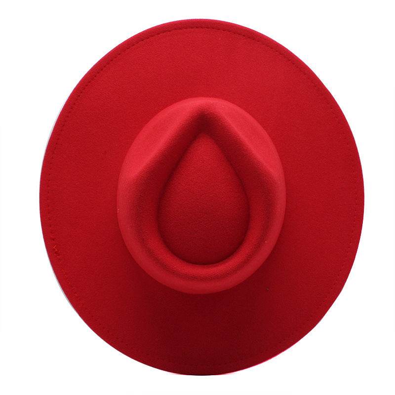 New Woolen Casual Fedora Hat - Mubimart