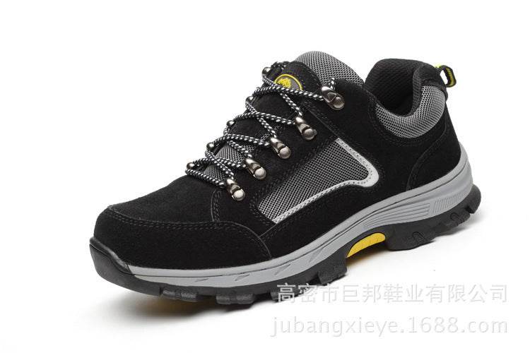 Steel Toe Anti-smash And Anti-piercing Safety Shoes - Mubimart