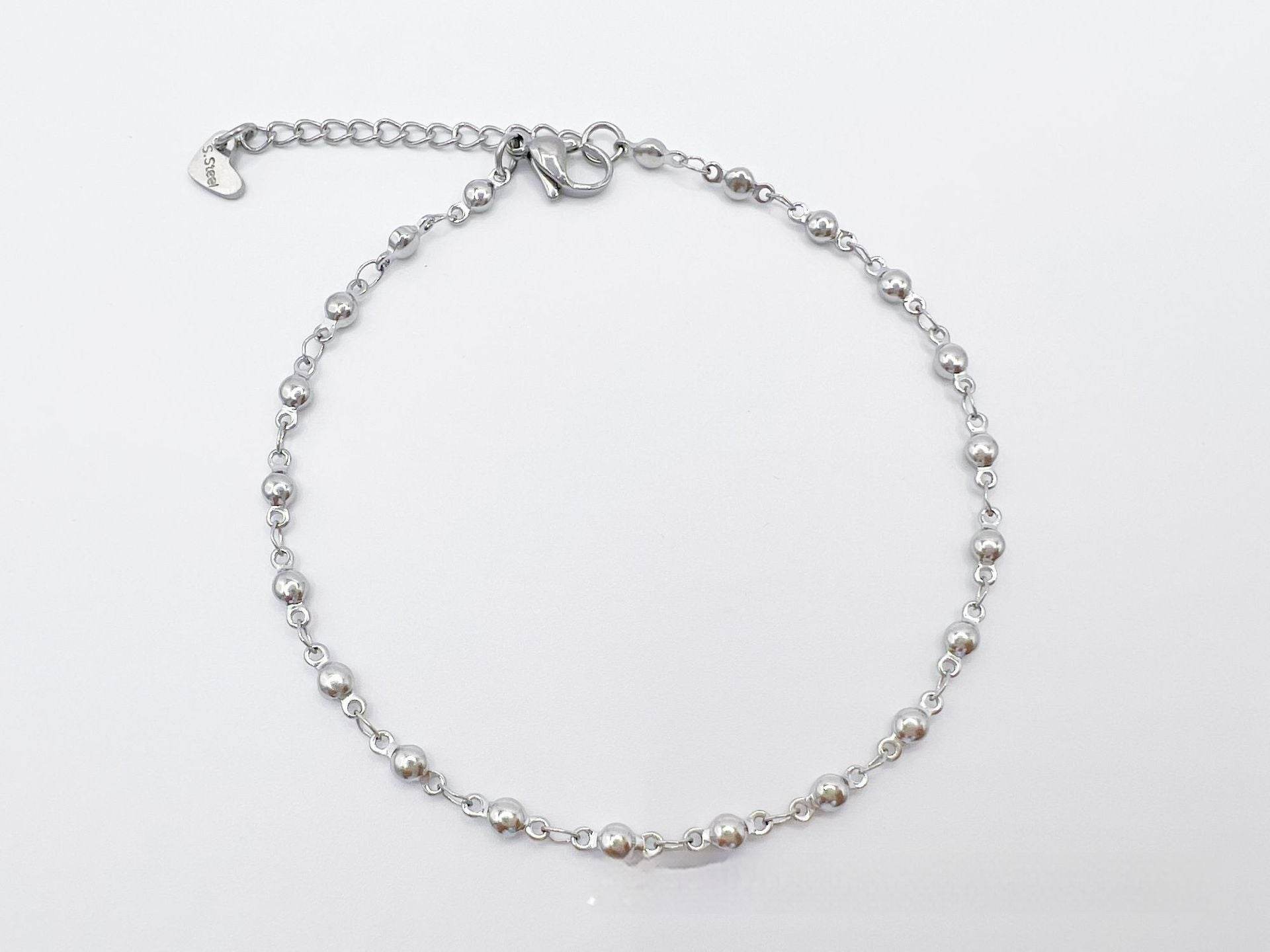 European And American Style Fashion Special-interest Stainless Steel Anklets Love Anklet Multi-style Ins - Mubimart