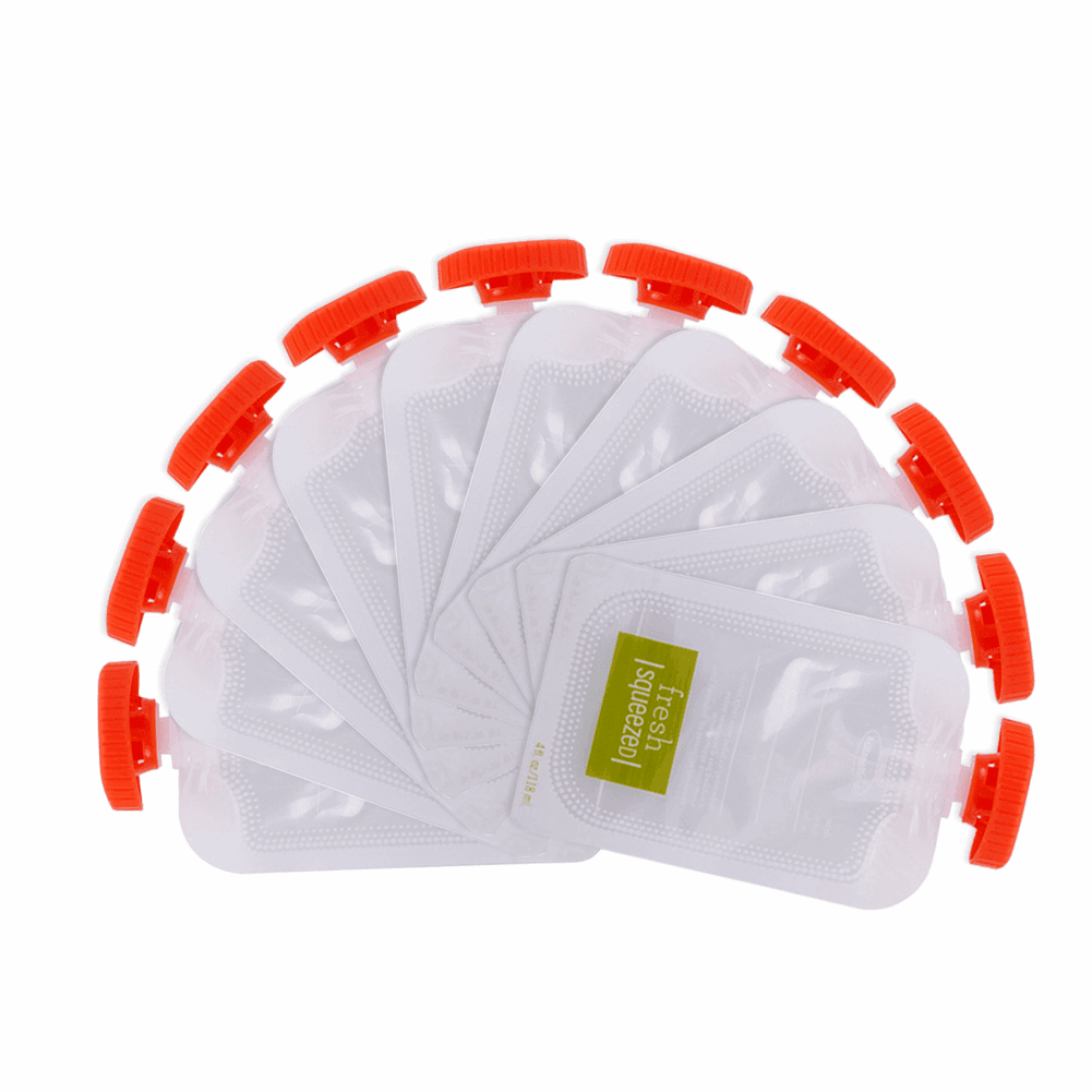 10pcs Disposable Fruit Juice Puree Squeeze Baby Food Storage Bag Feeding - Mubimart