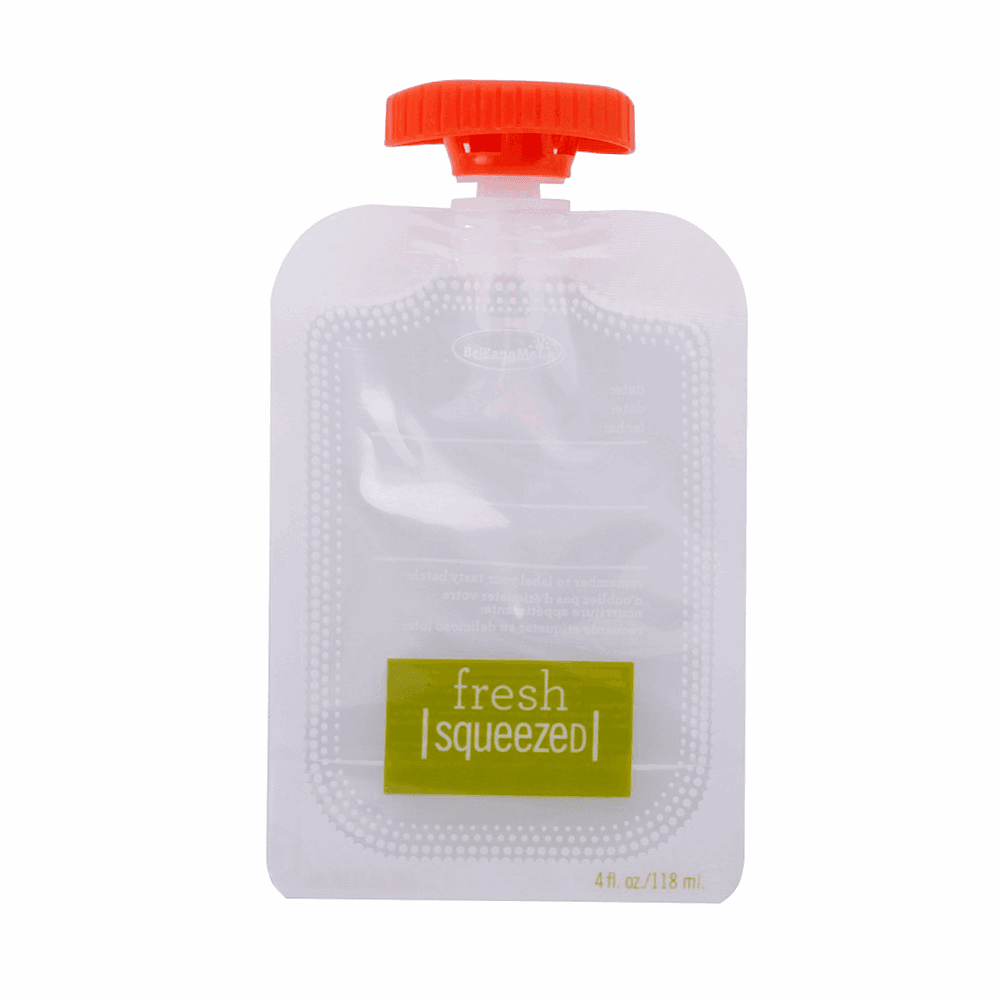 10pcs Disposable Fruit Juice Puree Squeeze Baby Food Storage Bag Feeding - Mubimart