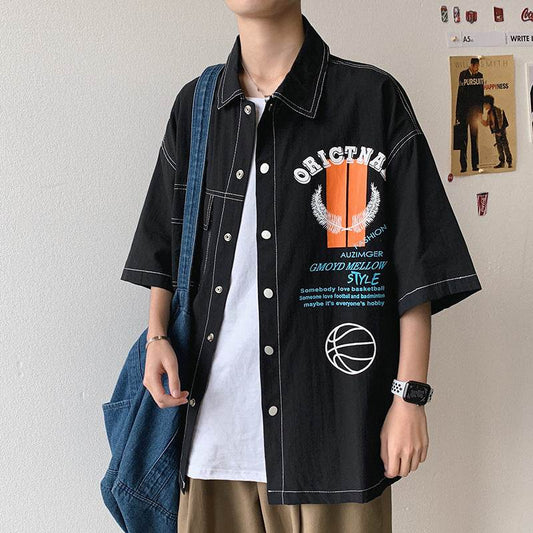 Japanese tooling shirt jacket - Mubimart