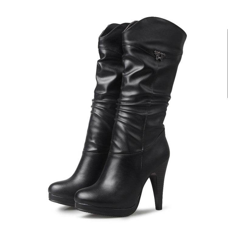 High heel booties - Mubimart