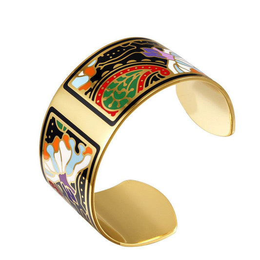 Bangle enamel bracelet - Mubimart
