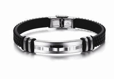 Zap Stainless Steel Mens Bracelet - Mubimart