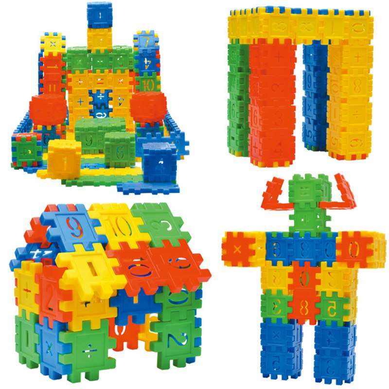 110pcs Set DIY Lepin Building Blocks Baby Boys And Girls 3D Blocks Funny Educational Mosaic Toys For Children Kids Block Toys - Mubimart -  