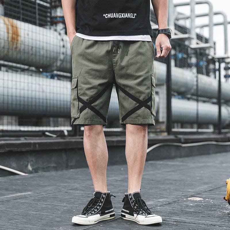 Summer cargo shorts - Mubimart