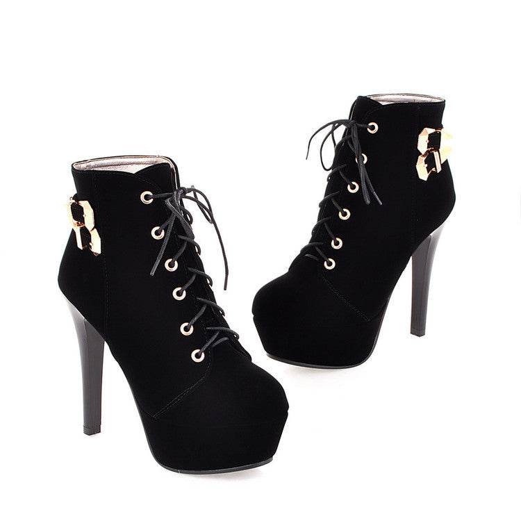 High heel booties - Mubimart