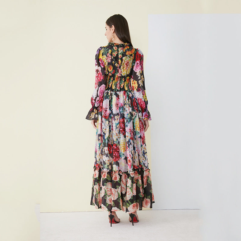 Printed dress maxi - Mubimart -  