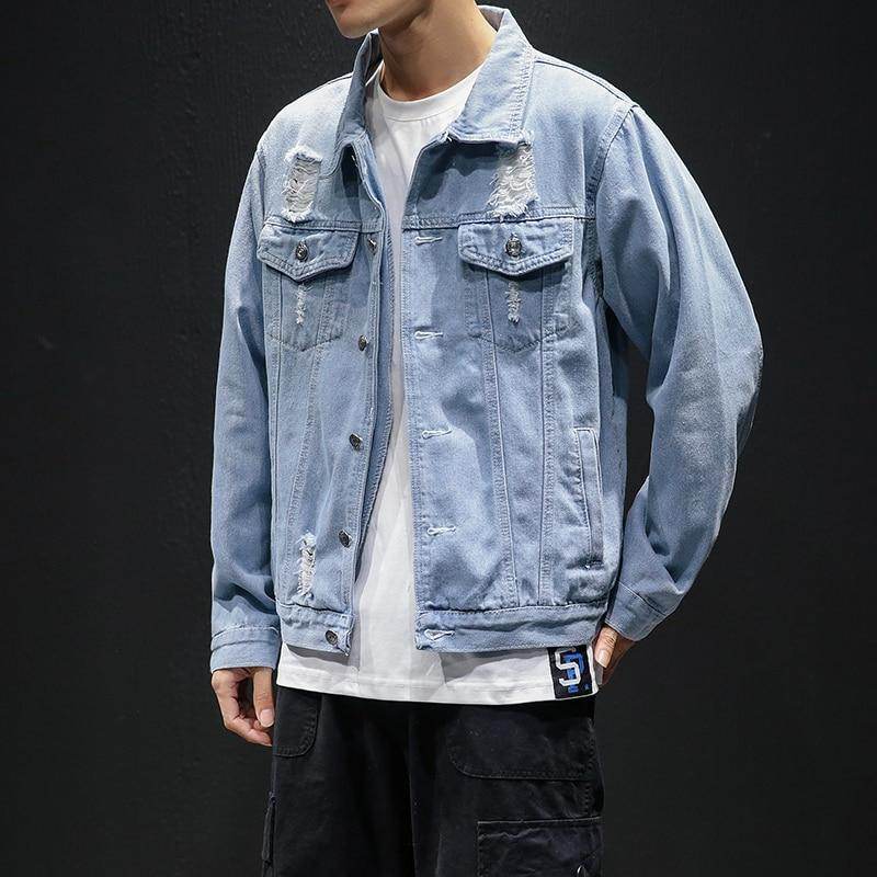Men's denim jacket - Mubimart