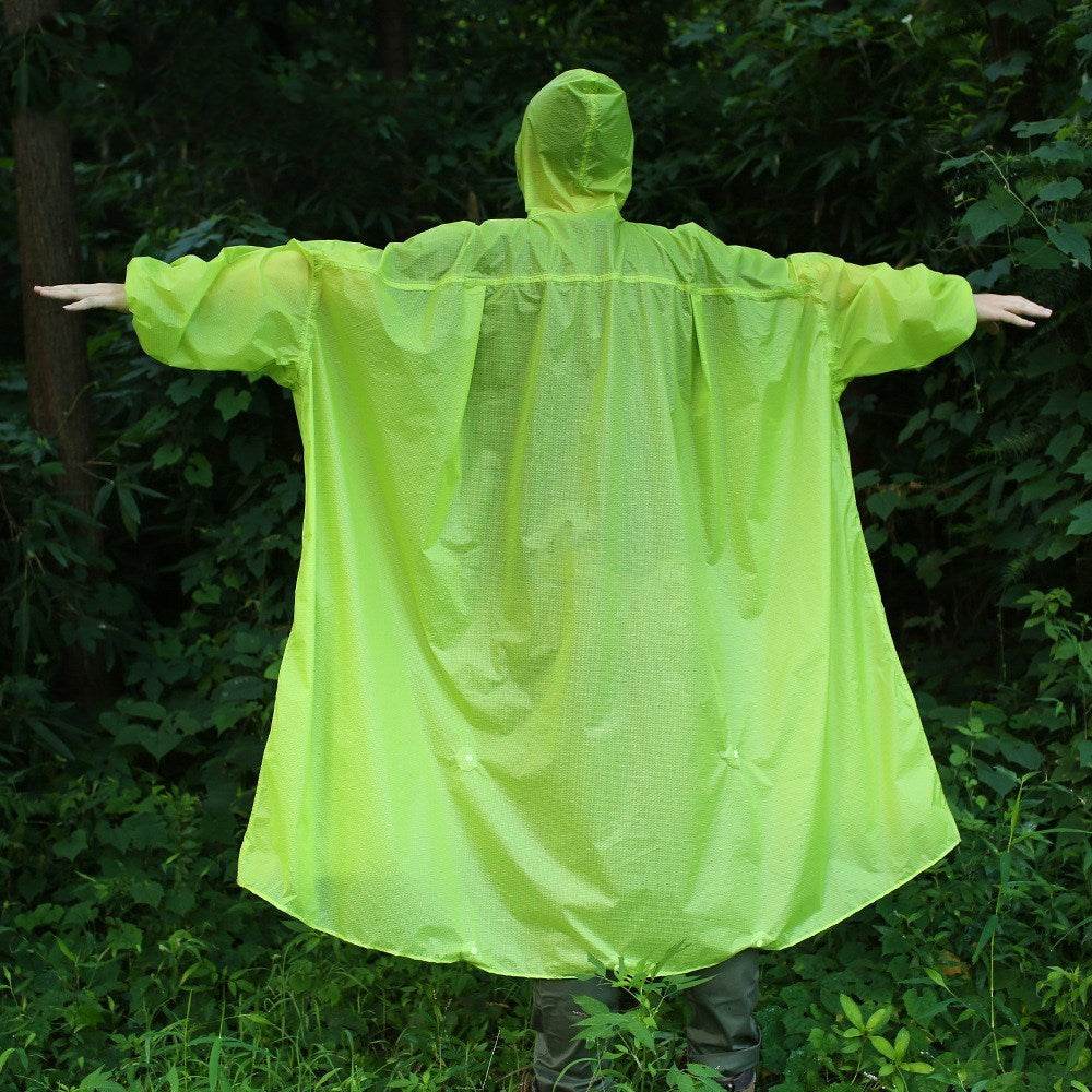 Outdoor backpack raincoat - Mubimart