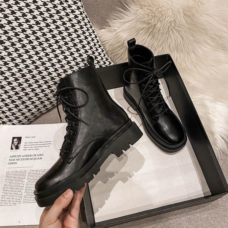 Women's platform ankle boots - Mubimart